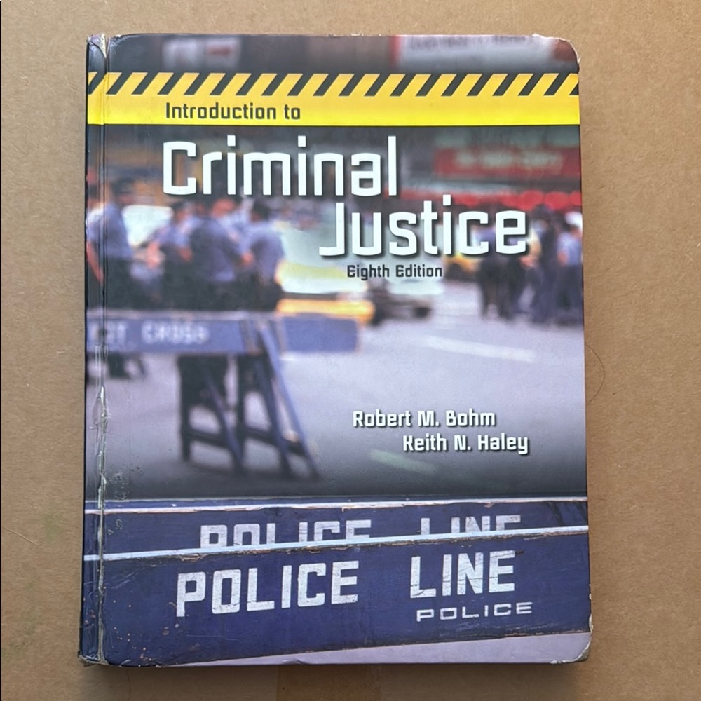 Introduction to Criminal Justice Textbook